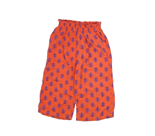 Oranžové vzdušné 3/4 kalhoty Tu