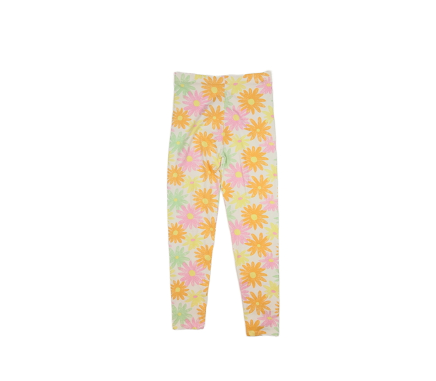 Světlé květinové legíny George