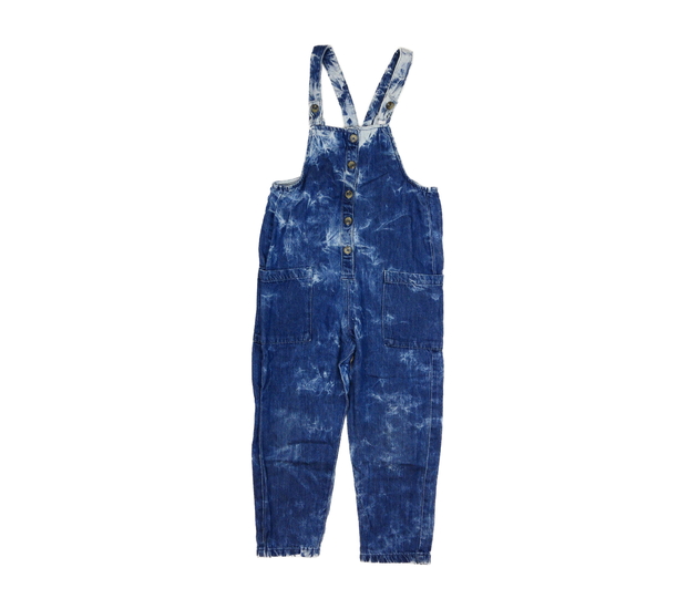 Modré batikované kalhoty s laclem Next