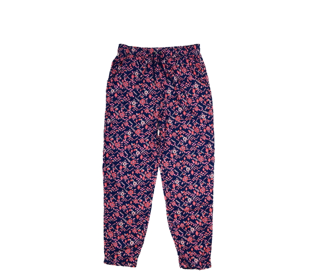 Tmavé vzorované vzdušné kalhoty George