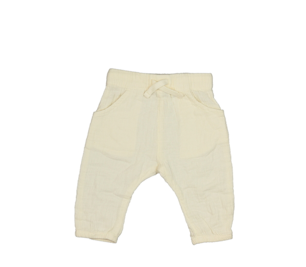 Krémové kalhoty F&F