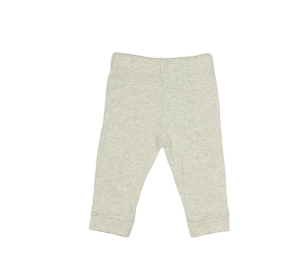 Světle šedé melírované legíny