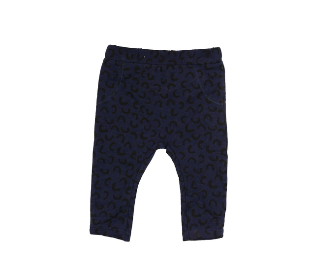 Tmavomodré vzorované legíny