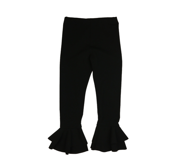 Černé zvonkáčové kalhoty River Island