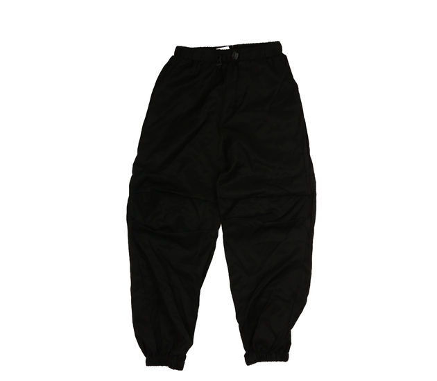 Černé šusťákové kalhoty 