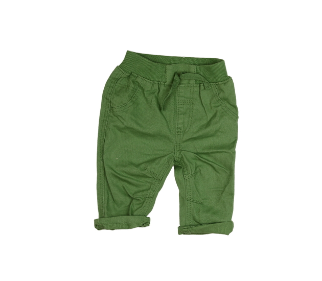 Zelené pláťené kalhoty George