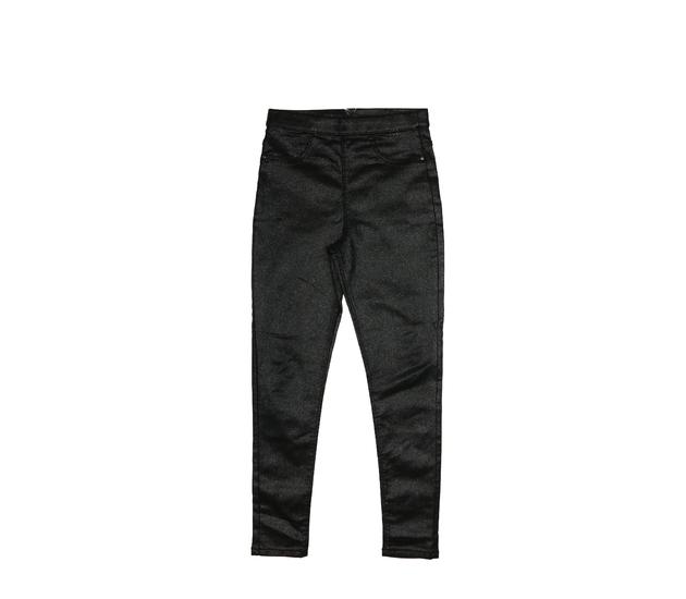 Černé lesklé džegíny 