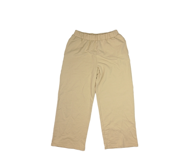 Světle hnědé tepláky s širokými nohavicemi Next