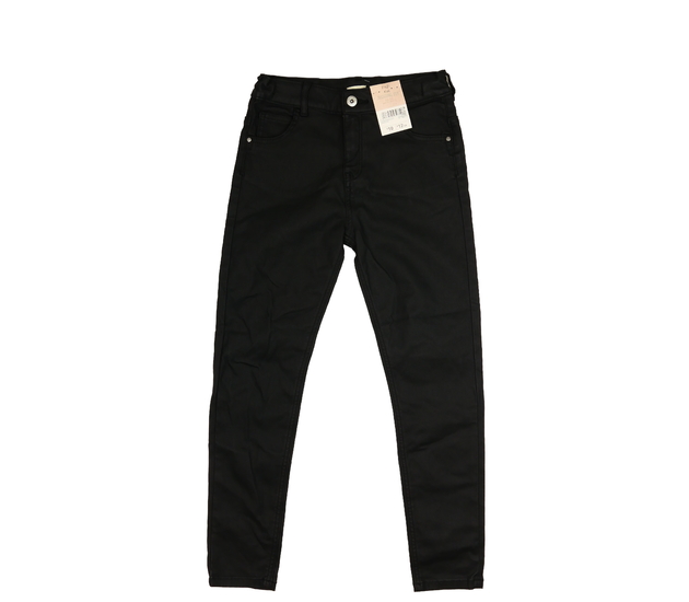 Nové černé kalhoty v koženkovém vzhledu F&F