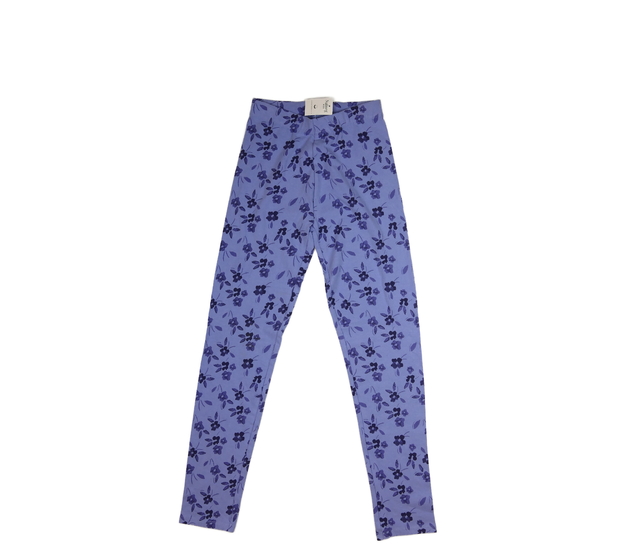 Nové modré květinové legíny Nutmeg