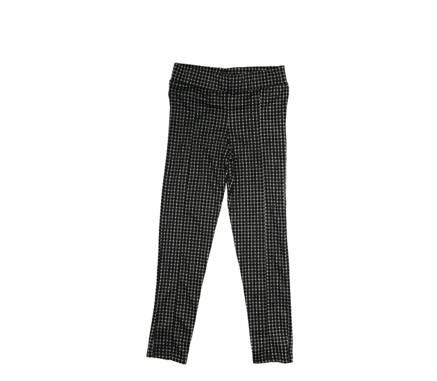 Nové černé kostkované legíny