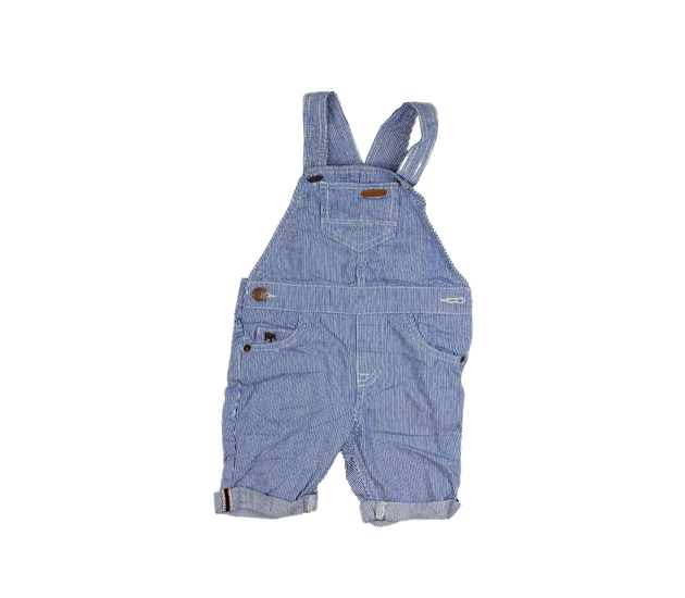 Modré pruhované lacláče 