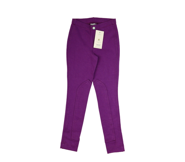 Nové fialové jezdecké kalhoty 