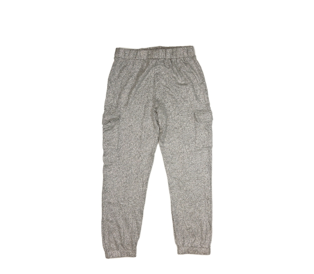 Lesklé šedé lehké tepláky Tu