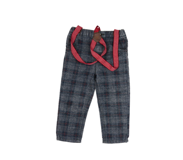 Tmavé kalhoty se šly Nutmeg