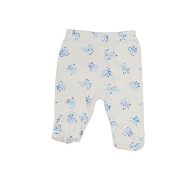 Bílé capáčky se sloníky 