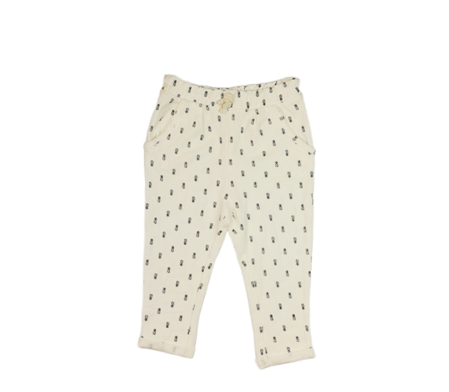 Krémové tepláčky s ananasy Nutmeg