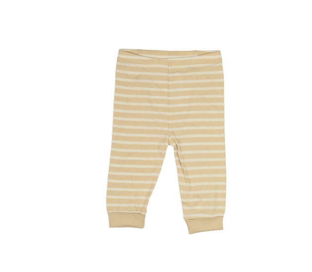 Hnědokrémové pruhované legíny Tu