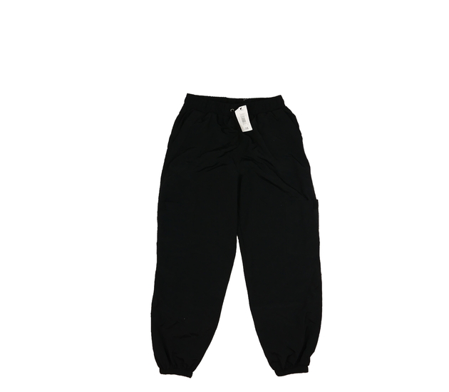 Nové černé šusťákové kalhoty 