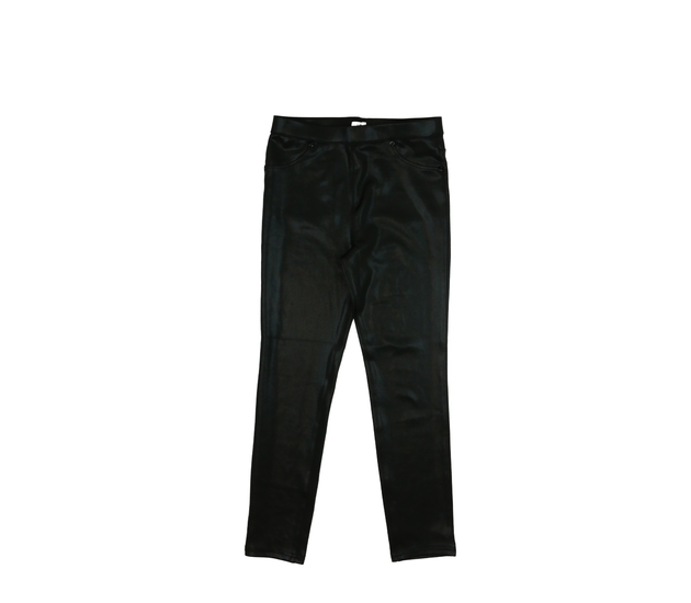 Černé džegíny ve vlhkém vzhledu River Island