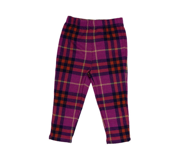 Kostkované fialové legíny Next