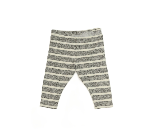Pruhované šedo-bílé lehké legíny F&F