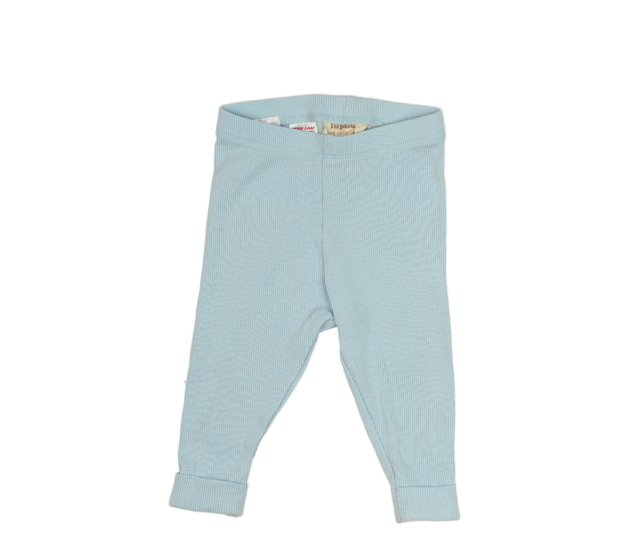 Modré žebrované legíny 