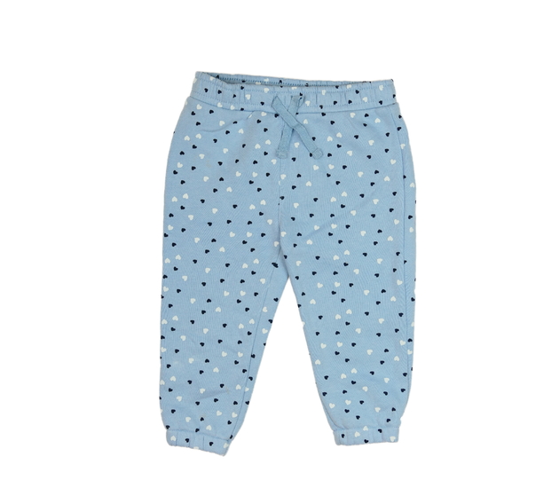 Modré tepláky se srdíčky Primark