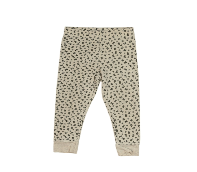 Šedé melírované legíny s obrázky F&F