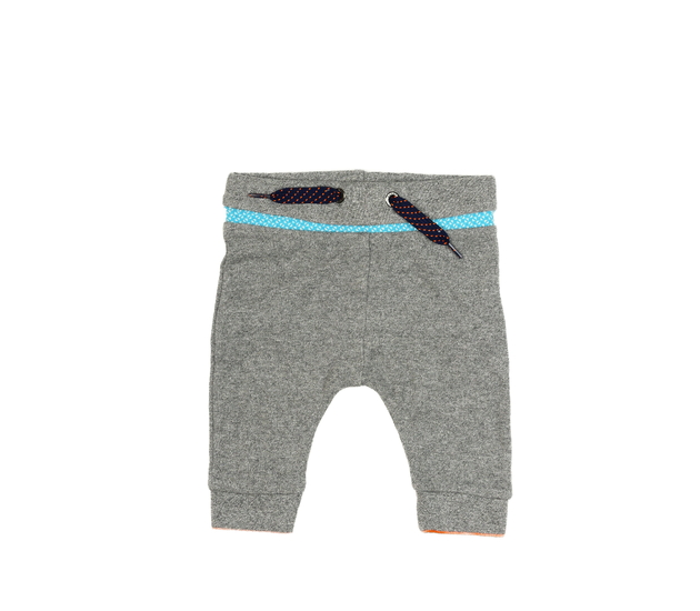 Šedé melírované tepláky Baker