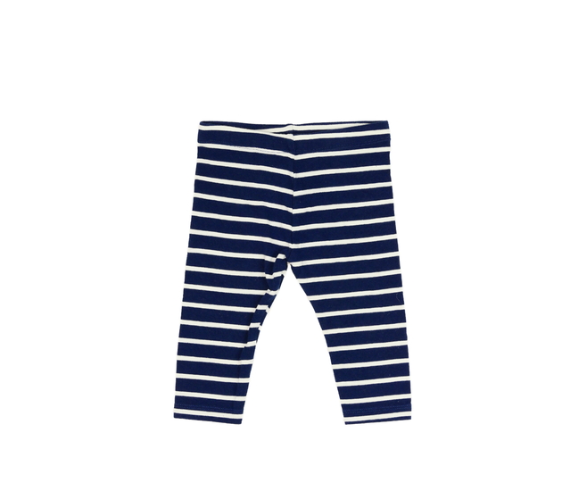 Modré pruhované legíny M&S