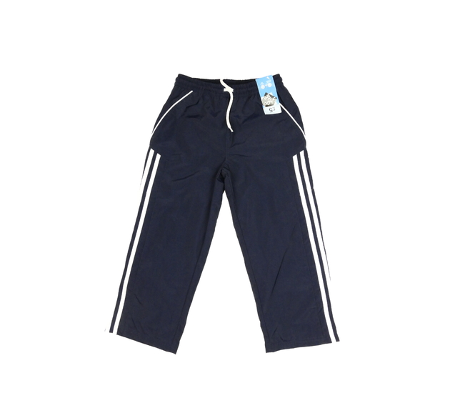 Nové tmavě modré šusťákové tepláky 