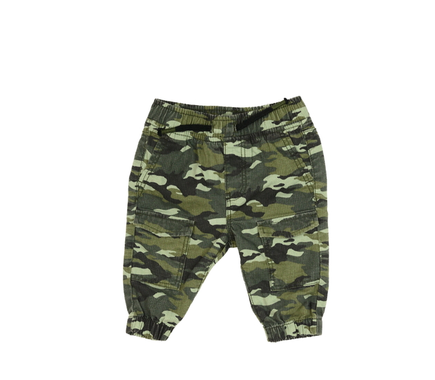 Zelené maskáčové kalhoty Nutmeg