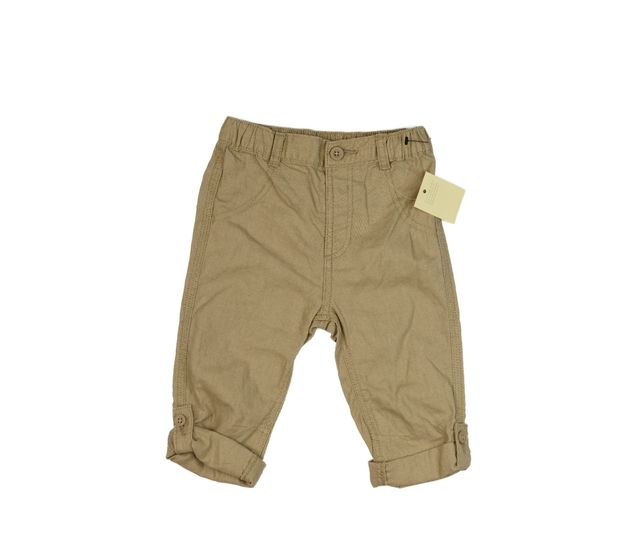 Nové hnědé plátěné kalhoty George