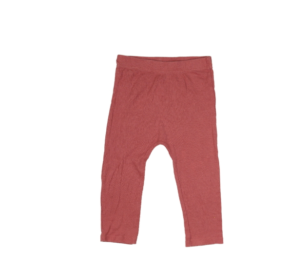 Růžové žebrované legíny George