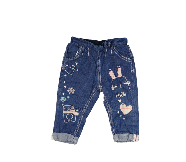 Modré rifle s podšívkou F&F