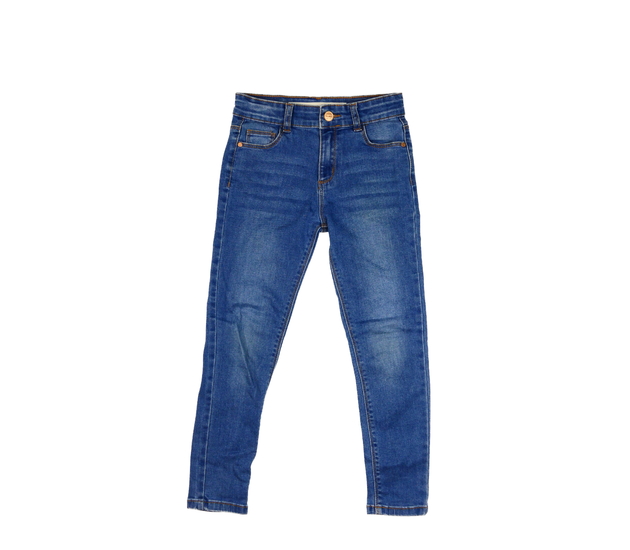 Modré melírované rifle skinny Primark