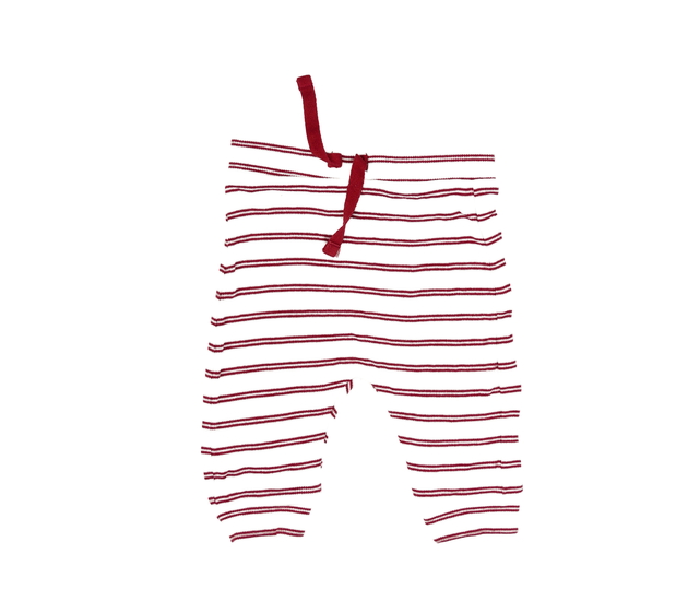 Bílé tepláčky s červenými pruhy George