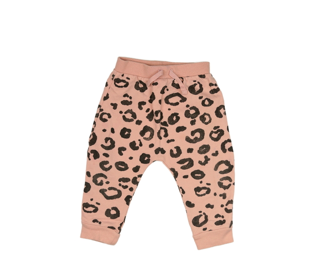 Růžové vzorované tepláky George