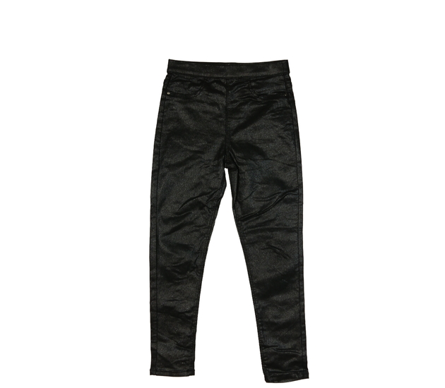 Černé lesklé džegíny 