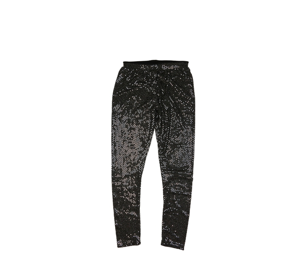 Černé lesklé legíny 