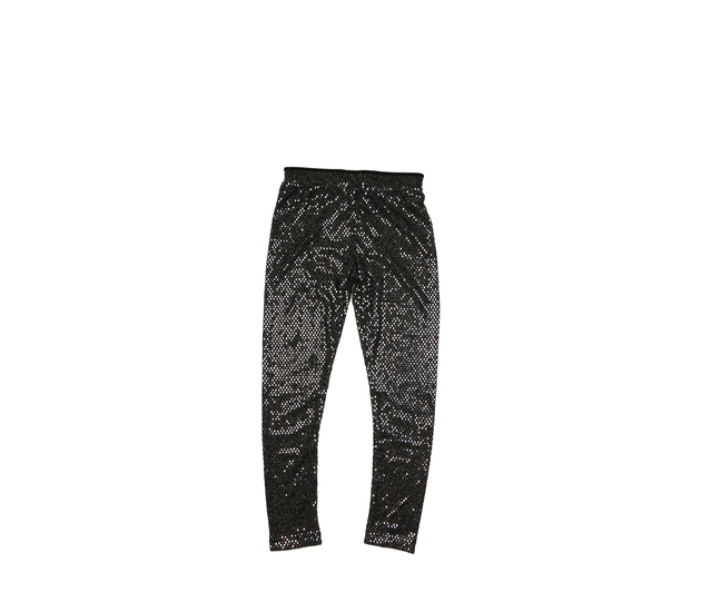 Černé lesklé legíny 