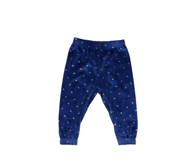 Tmavě modré hebké tepláky s hvězdami M&S