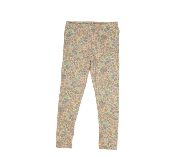 Světlé květinové legíny George