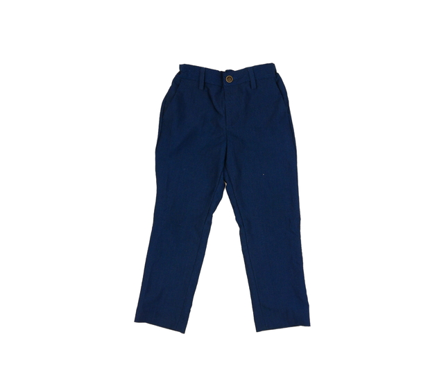 Modré melírované společenské kalhoty Next