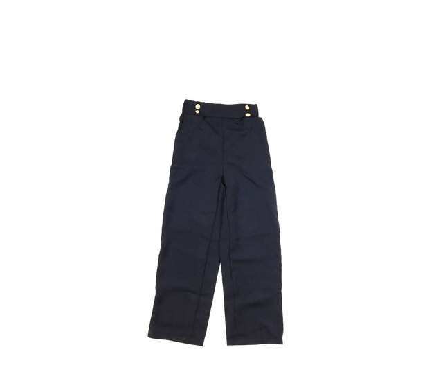 Tmavě modré společenské kalhoty