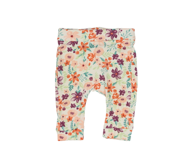 Světlé květinové legíny Nutmeg