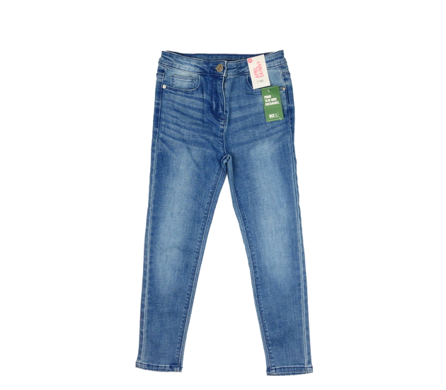 Nové světle modré melírované rifle 