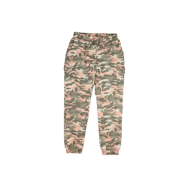 Světlé maskáčové tepláky 