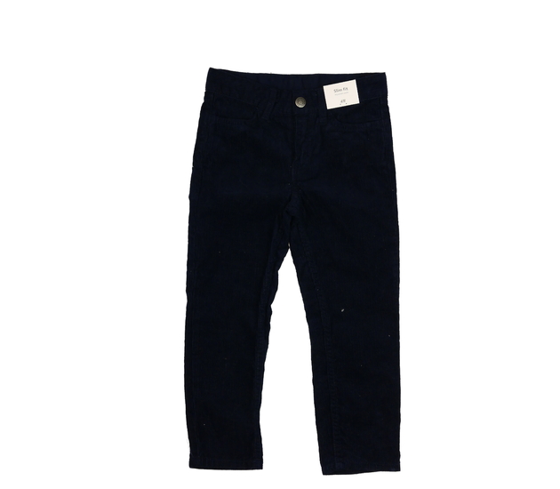 Nové tmavě modré manšestrové kalhoty H&M